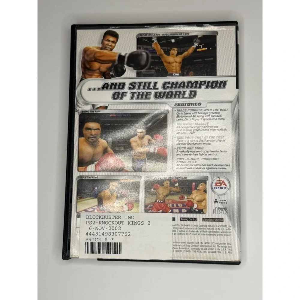 Knockout Kings 2002 (PlayStation 2, 2002)